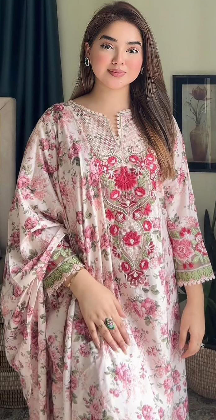 ফ্লোরা – মাশলিন সফট কটন থ্রিপিস