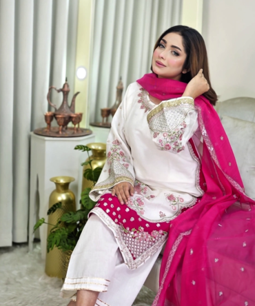 লাক্সারি চেরি পার্ল – মাশলিন সফট কটন থ্রিপিস