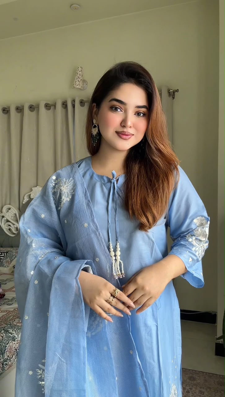 লাক্সারি স্কাই পার্ল – মাশলিন সফট কটন থ্রিপিস